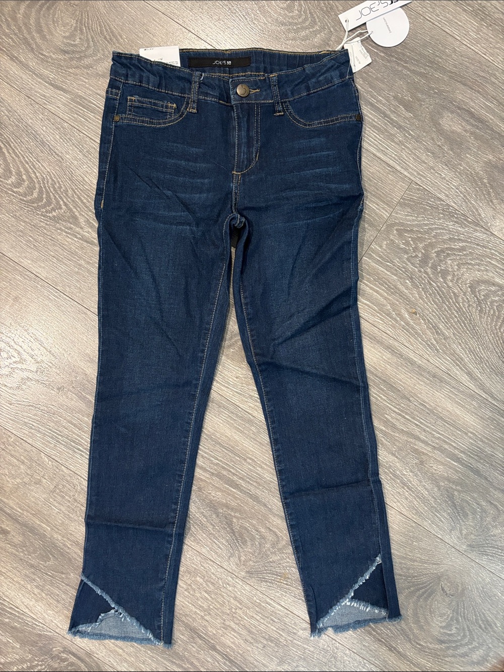 Joe's Jeans Dark Indigo Cropped Ankle Skinny Jeans